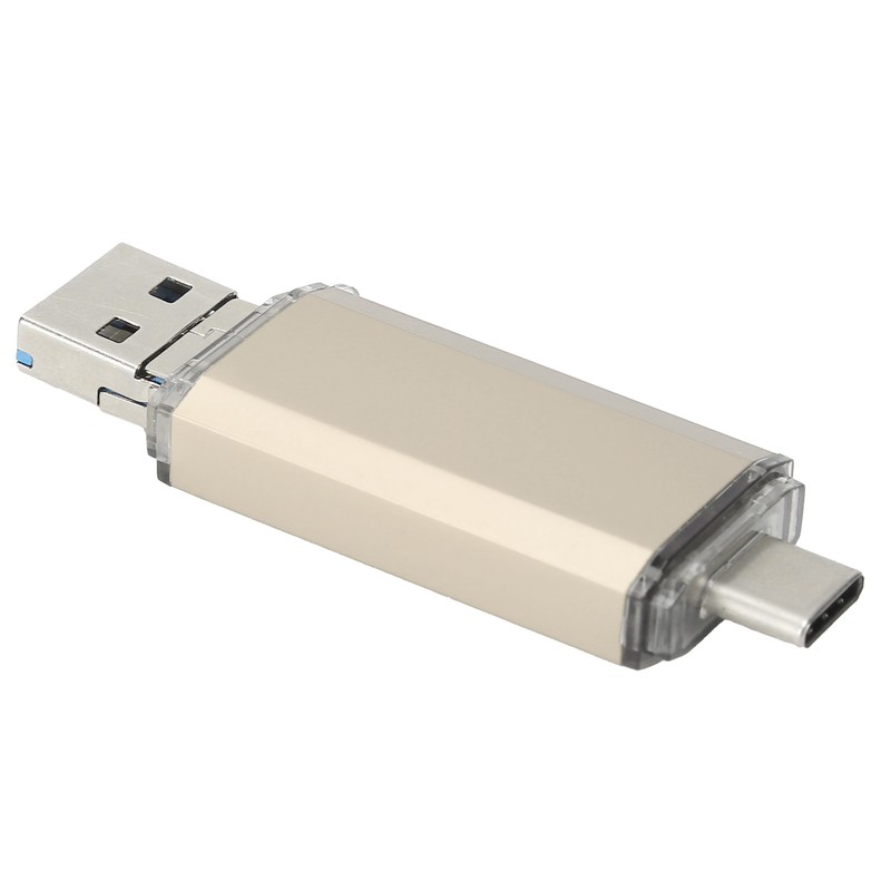 USB 3.0 U Disk Golden Aluminum Alloy ThreeInOne High Speed