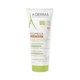 ADERMA, Exomega Control Crema Emoliente, Para Piel Seca o con Tendencia Atópica, 200 ml