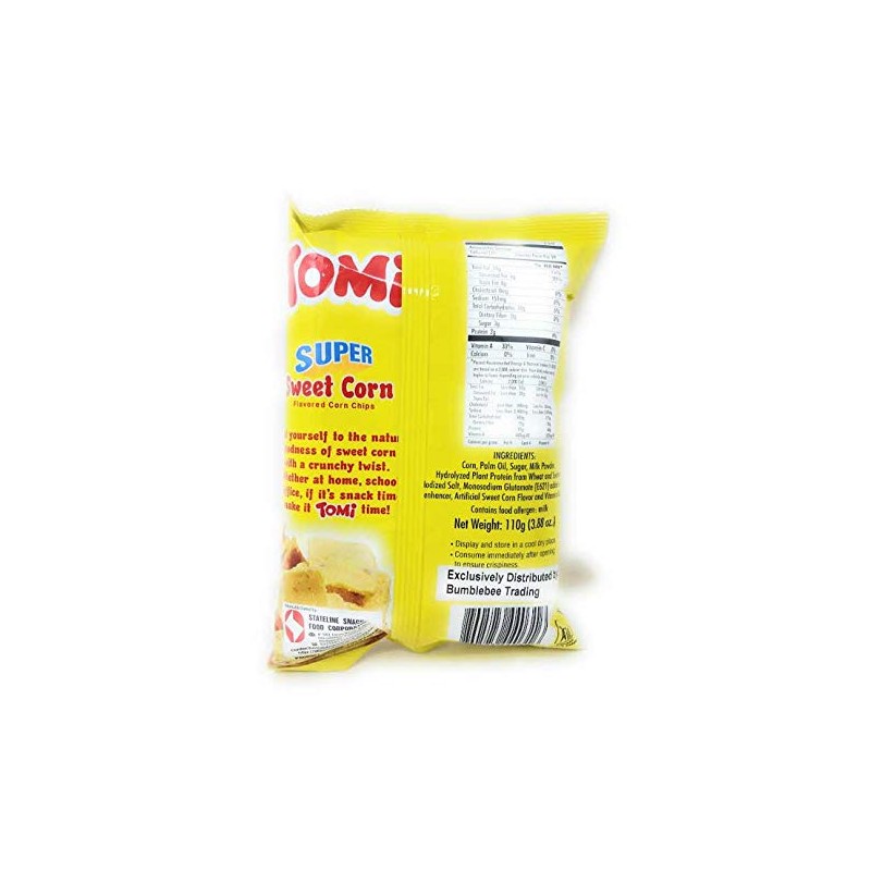 Tomi Flavored Corn Chips (Super Sweet Corn, 6 Pack of