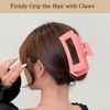 Flomiara 4PCS Hair Clips for Women, Large Claw Clips, Square