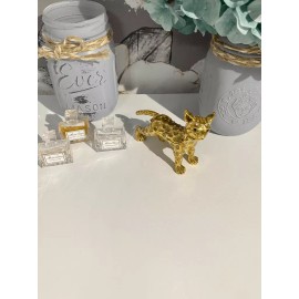 Taylor Avedon Gold Leopard Jewelry / Trinket Box