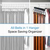 DIRXVMC Belt Holders Belt Storage with 14 Hooks Belt Hanger