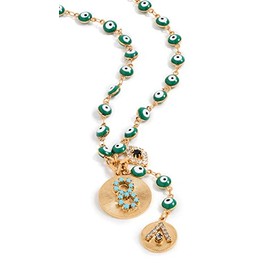 Elizabeth Cole Women's Galia Necklace, Green, One Size