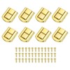 PATIKIL Toggle Catch Lock 1" x 0.8", 8Pack Metal Hasp