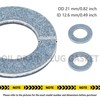 15PCS M12 Oil Drain Plug Gasket Compatible with Lexus Toyota