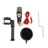 WOXTER Mic Studio Black - Micrófono condensador profesional para ordenado