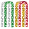 MELLIEX 4 Pieces Christmas Tinsel 8M / 26Ft Shiny Chunky