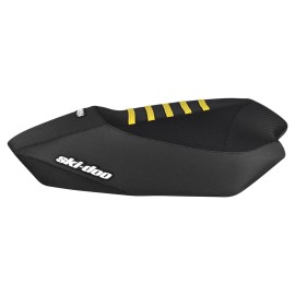 Enjoy Mfg Skidoo MX Z 500 600 800 850 Renegade Seat Cover   all BLACK w/ YELLOW ribs #318