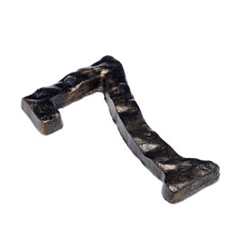 MGTECH House Number 7, 5.5 Inch Rustic Cast Iron Address Numbers, Bronze