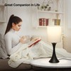 Seaside village 3 Way Touch Control Table Lamp, Modern Bedside