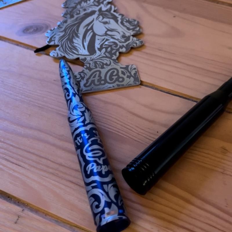 (NOT REAL BULLET) Custom Etched Bullet Antenna for Any Truck
