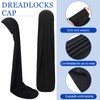 Twistover 2 Pcs Jumbo Dreadlock Cap Hair Dreads Head Wrap