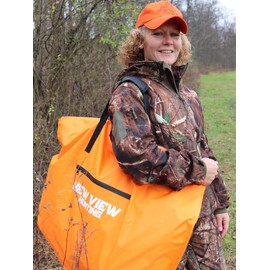 NEW VIEW Scent Control Hunting Bag, Multi-Use Odor Proof Bags for Hunting Clothes, Sealed Water Resistant Large Storage Tote 33"x24"(2 Pack)