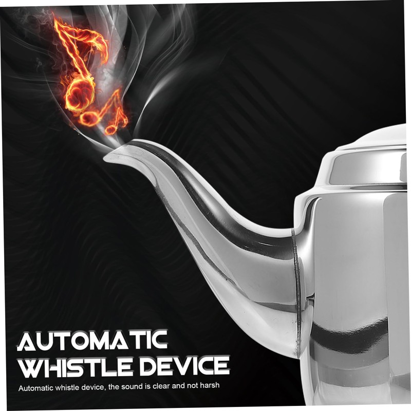 OHPHCALL 1pc Stainless Steel Strainer Kettle Tea Pot with Automatic