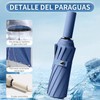 Apertura Y Cierre Automático Sombrilla Portátil,Paraguas Plegable Con 16 Varillas,Se