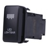 Qiilu Automatic Car Rocker Switch 12 V Blue LED for