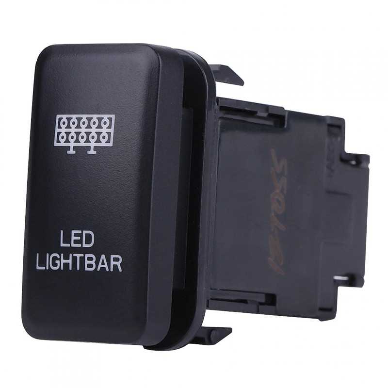 Qiilu Automatic Car Rocker Switch 12 V Blue LED for