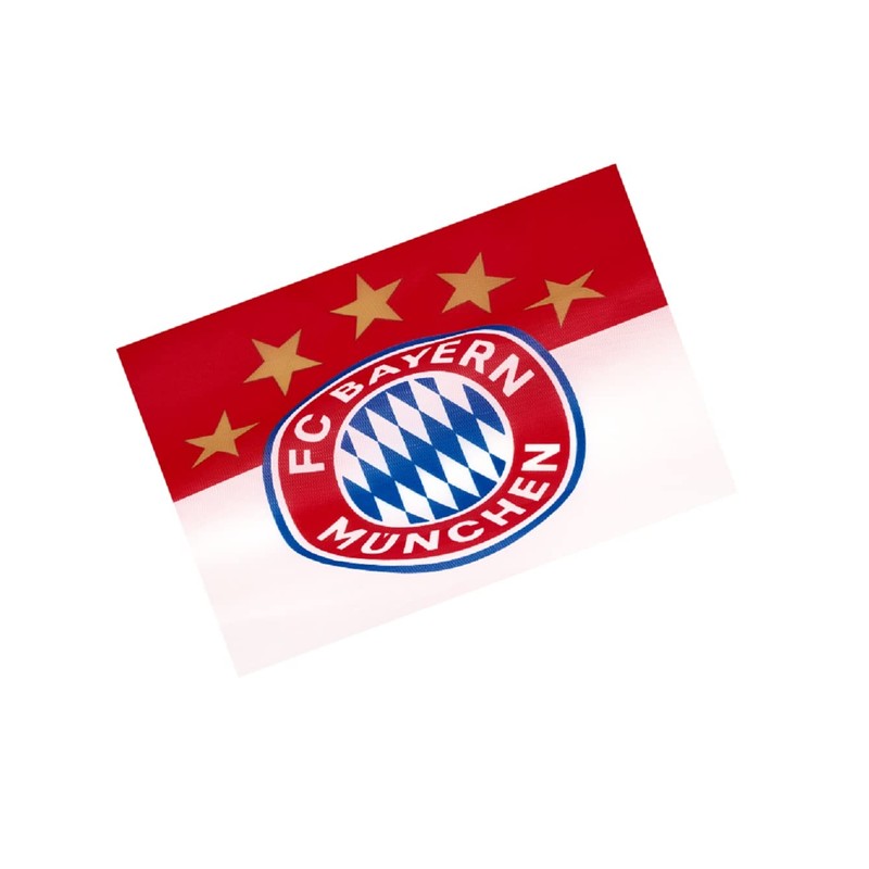 FC Bayern München Flag – 5 Star Logo – 150