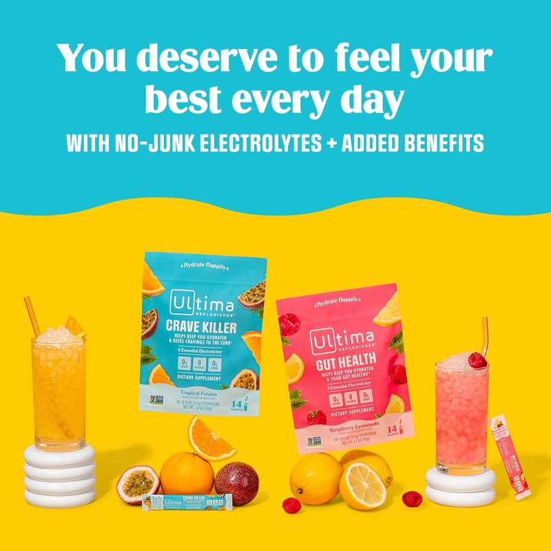 Ultima Replenisher Crave Killer Supplement and Electrolytes Powder – Tropical