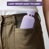 Small Water Bottle 12oz with Clip, Double Wall Stainless Steel