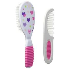 Nuby Nuby Comb and Brush Set Pink
