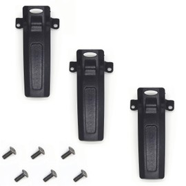 Gtwoilt 3 Pcs Belt Clips Compatible with BaoFeng UV-82 UV-8D UV-82HP UV-8 5RE Plus 5RA Clamp Radio Walkie Talkie