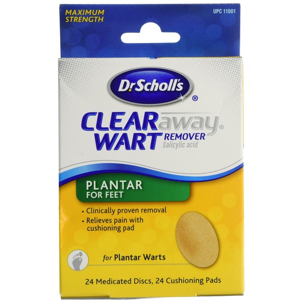 Dr. Scholl's Clear Away Wart Remover Plantar 24 ea