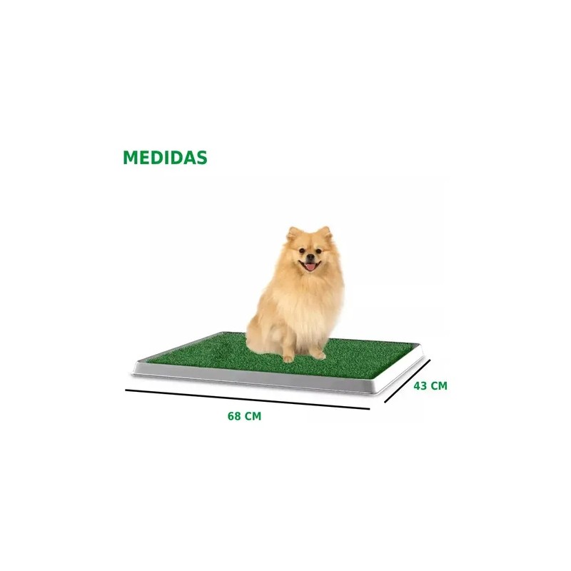 Sunny tapete entrenador pasto chico absorbente para perro 68x43cm SP-3806