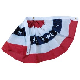 USA America 3x6 3'x6' Premium Quality Heavy Duty Fade Resistant Rough Tex 210D Nylon Embroidered Fan Bunting Flag 3 Grommets