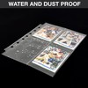 Samsill 50 Pack 4 Pocket Trading Card Sleeves, Holds 400