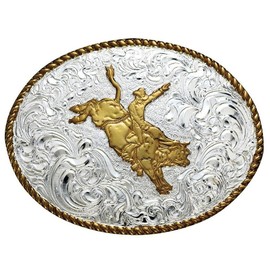 HorseSaddleShop Bull Rider Belt Buckle by Crumrine bkmfc06150