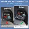 KIMCARLEY Trunk Organizer Multifunction Backpack, Upgrade Design Trunk Cubby Storage