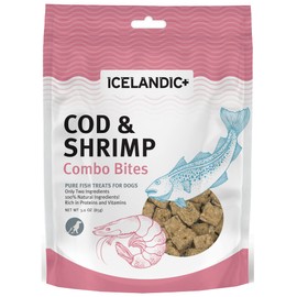 Icelandic+ Plus Cod & Shrimp Combo Bites Dog Treat 3.0-oz Bag