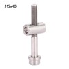 Bicycle Seatpost Screw M5x30/35/40mm Titanium Alloy Bike Seatpost Fixed Round