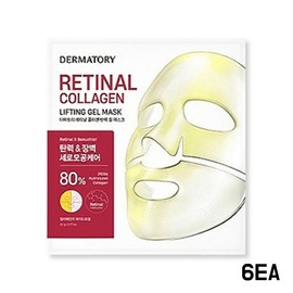 The Matory Dermatory Retinal Gel Mask Pack, 6 mild low-molecular-weight collagen gel masks / 더마토리 레티날 겔마스크팩 순한 저분자 콜라겐 겔 마스크 6개