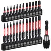 25-piece Torx Bit Set, 1''&2.5'' Security Tamper Proof Torx Impact