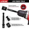 LLNDEI 48 Piece 1/4 Inch Mini Socket Ratchet Wrench Set,
