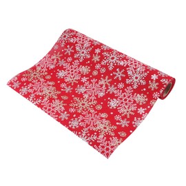 COLLBATH 1pc Christmas Snowflake Tablecloth Xmas Table Flag Desktop Decoration for Home Restaurant Bar Elegant Festive Design Chic Practical Table Decor