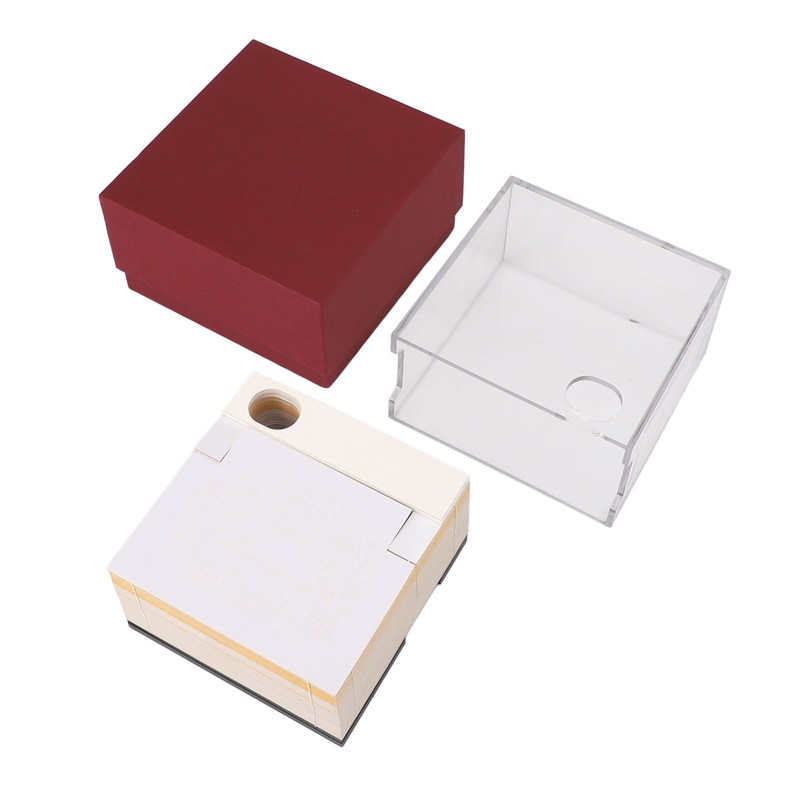 3D Mosque Notepad LED Lights 3D Tear Away Paper Sculpture