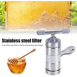 Prensa de Miel de Acero Inoxidable Mini Extractor de Miel portátil Manual de Mano Prensa de Miel Suministros de Apicultura