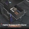 TIQLAB Gaming Desk 47 inch with Power Outlet and LED