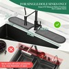 Faucet Mat for Kitchen Sink with Airflow Silicone Sleeve, Instant-Dry