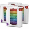 KAMACA Pack of 4 (= 4 pieces) practical medication dispenser