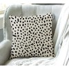 Swono Polka Dots Decorative Throw Pillow Cover Case, Brush Strokes