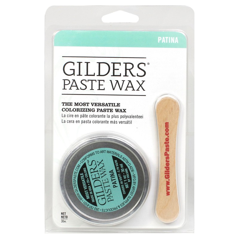 Gilders Paste Wax, 1 ounce canister, Patina