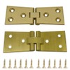 2Pcs Brass Butler Tray Hinge 180 Degree for Butler Folding