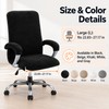 Velvet Stretch Office Chair Cover Set for Chair Protection –