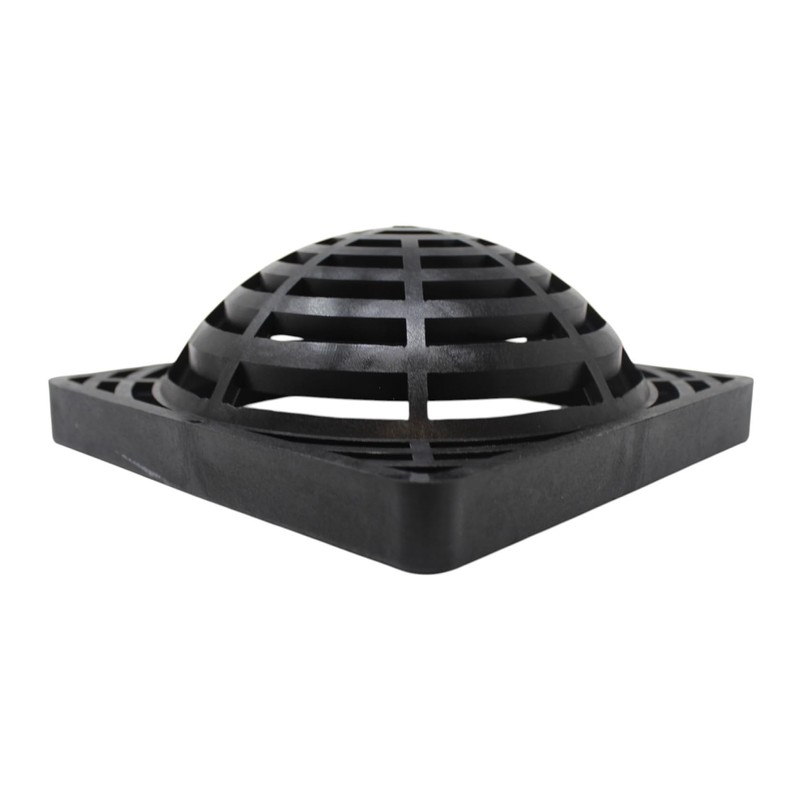 9" Outdoor Square Dome Atrium Grate Drain Cover 0903SDG /