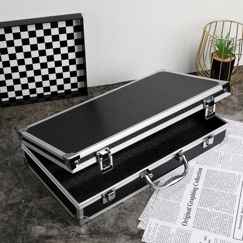 DOITOOL Aluminum Tool Case Tool Chest, Portable Tool Box with