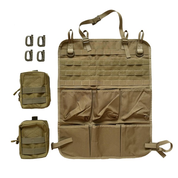 PangolinTiger Backrest Organiser - 46 x 60 cm, Car Seat